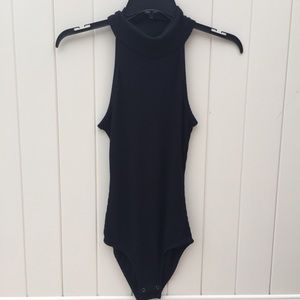 High neck bodysuit
